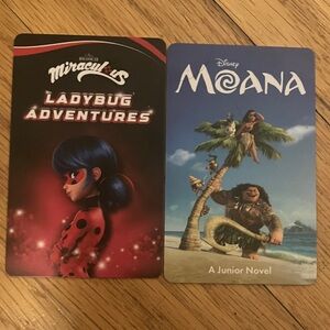 Miraculous Ladybug Adventures and Moana Yoto Cards